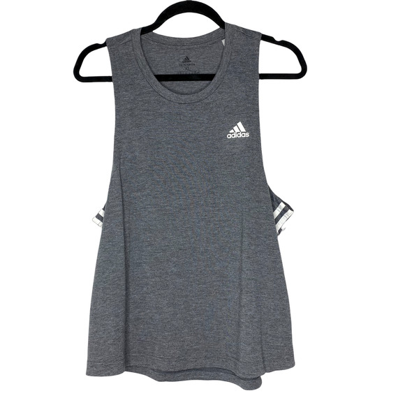 Adidas PrimeGreen Aeroready Training Grey Tank Top XL NWT - Picture 2 of 8